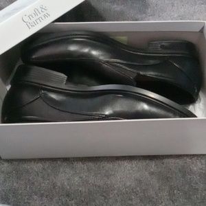 Men's Black Croft And Barrow Dress Shoes